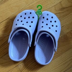 CROCS Kids Classic Clogs in Light Lavender